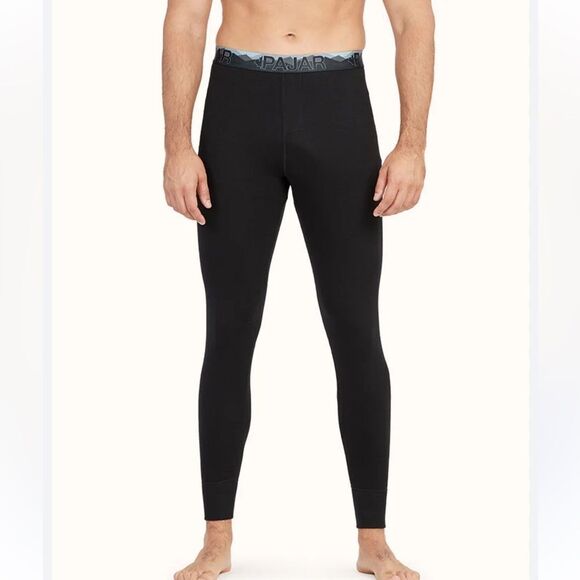 Pajar Lightweight Insolation Thermal Base Layer Pants Black Men’s Large - Picture 1 of 4